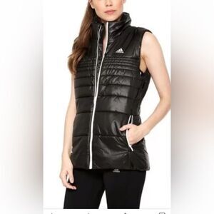 Adidas Black Puffer Vest M